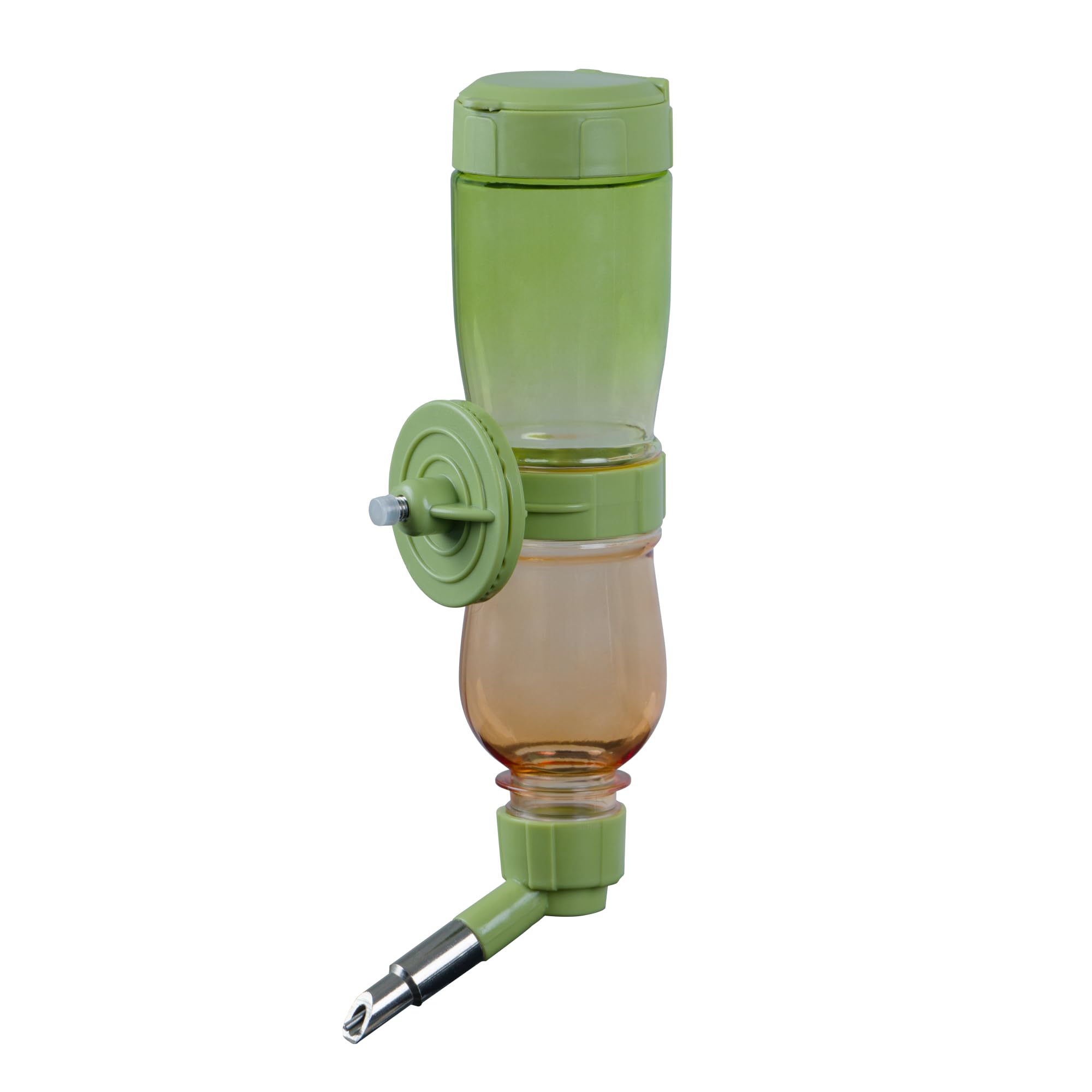 Leak-Proof Small Animal Water Bottle For Chinchillas, Birds, Hamsters, Guinea Pigs, Rabbits And Other Small Pets. (Green, 8.12Oz