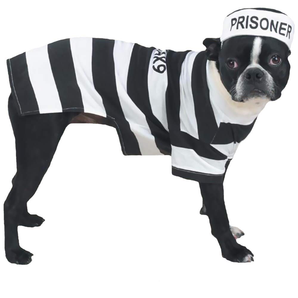 Casual Canine Prison Pooch Costume, Small