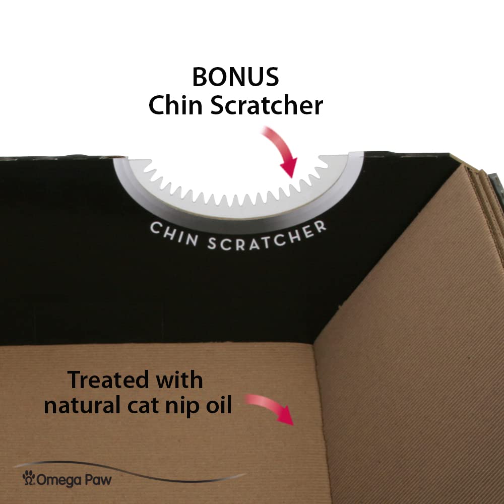 Omega Paw Ripple Board Scratch'N Massage Bed