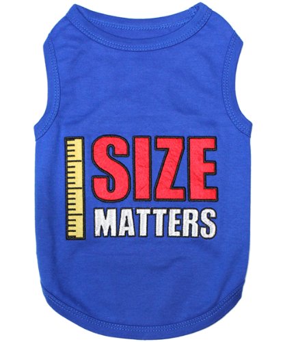 Parisian Pet Size Matters Dog T-Shirt, Xx-Small