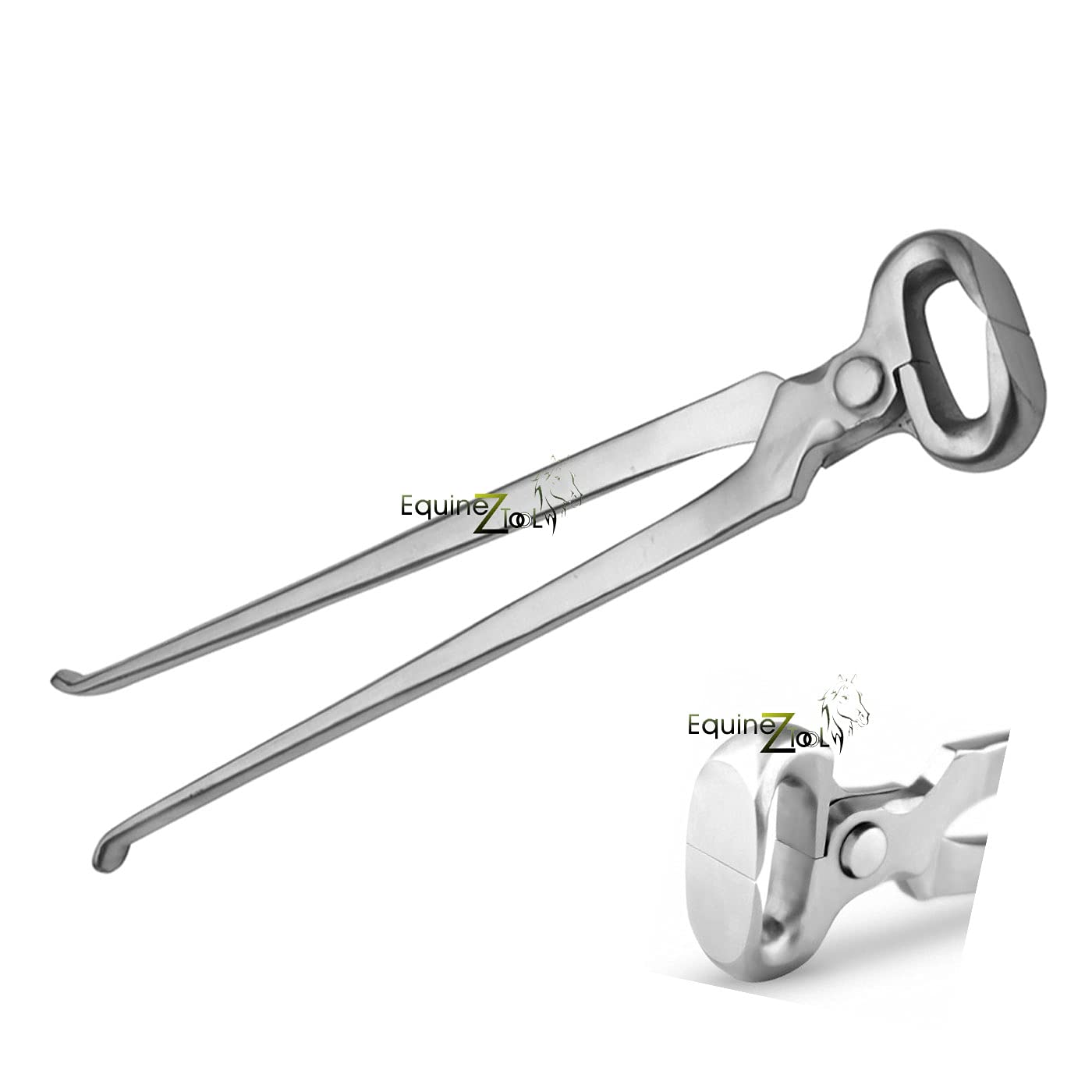 Hoof Nipper 15' Vanadium Steel Farrier Tool In Dull Finish
