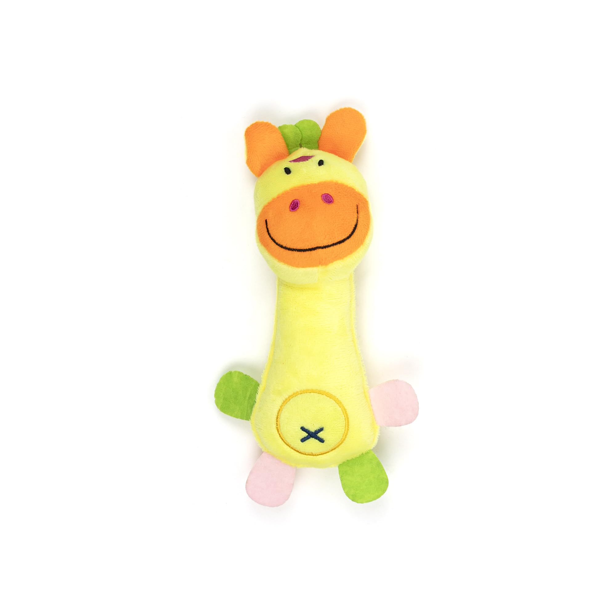 Tlc Giggles Squeaky Plush Toy For Puppies & Small Dogs  Multicolor | Soft, Safe & Lightweight | Fun Squeaker For Interactive Pl