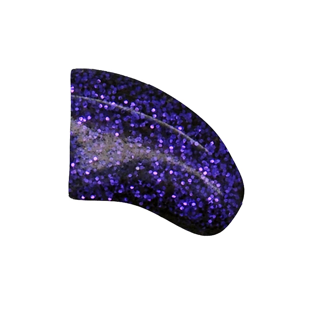 Purrdy Paws 40 Pack Soft Nail Caps For Dog Claws Violet Glitter Large