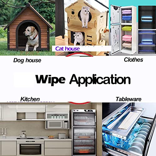 3W Aquarium Clean Light Fish Tank Algae Clean Light Green Water Clean Fish Tank Water Clean Lamp for Sump Pond Filter Tank