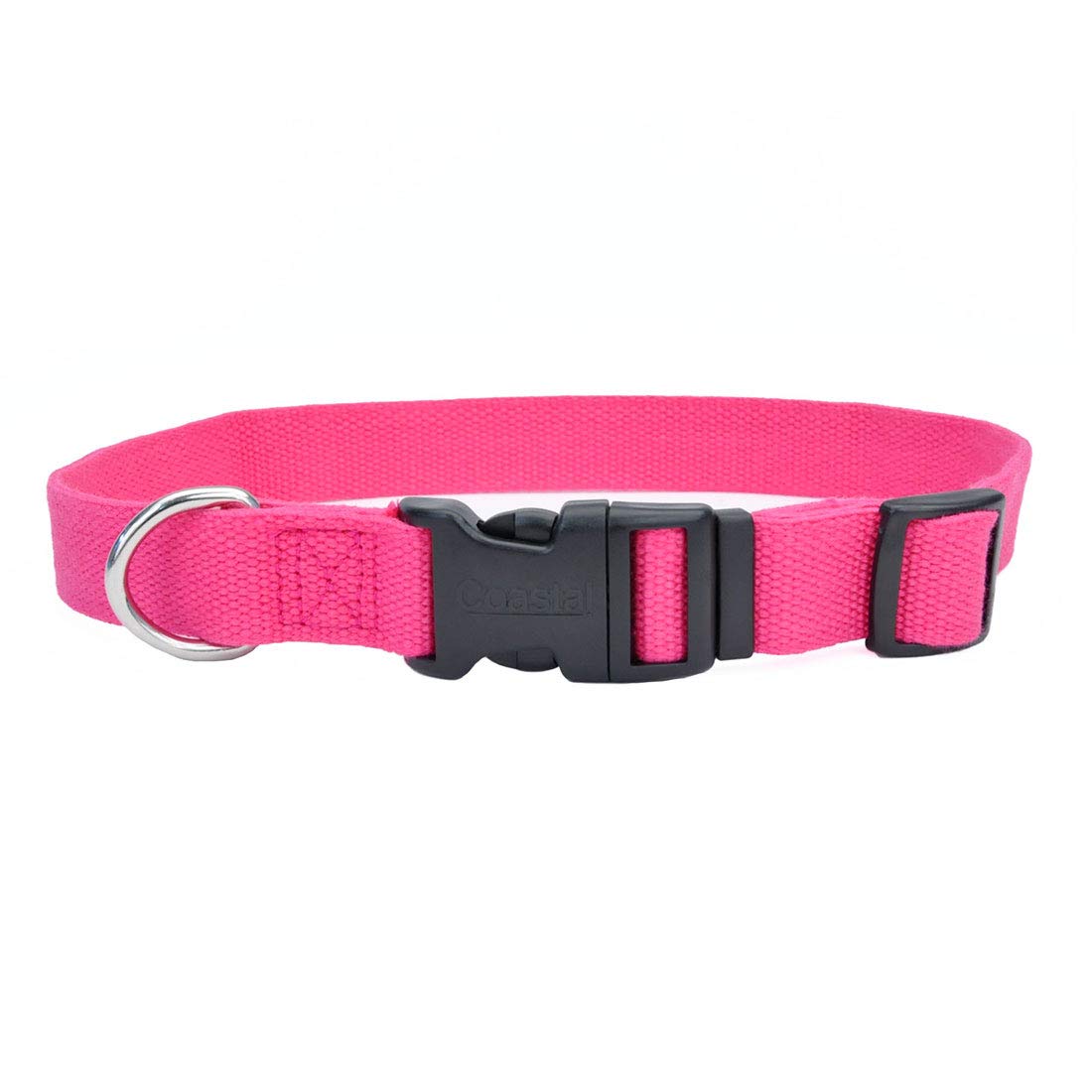 Coastal Pet - New Earth Soy - Adjustable Dog Collar, Fuchsia, 3/8' X 06'-08'