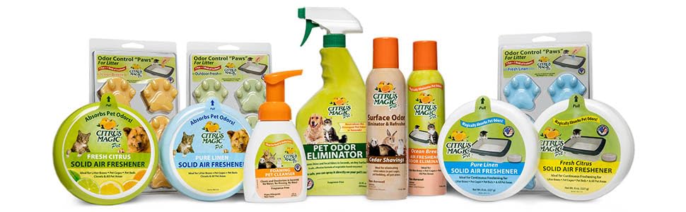 Citrus Magic Pet Odor Eliminator Solid Air Freshener, Fresh Citrus, 8-Ounce, Pack Of 1