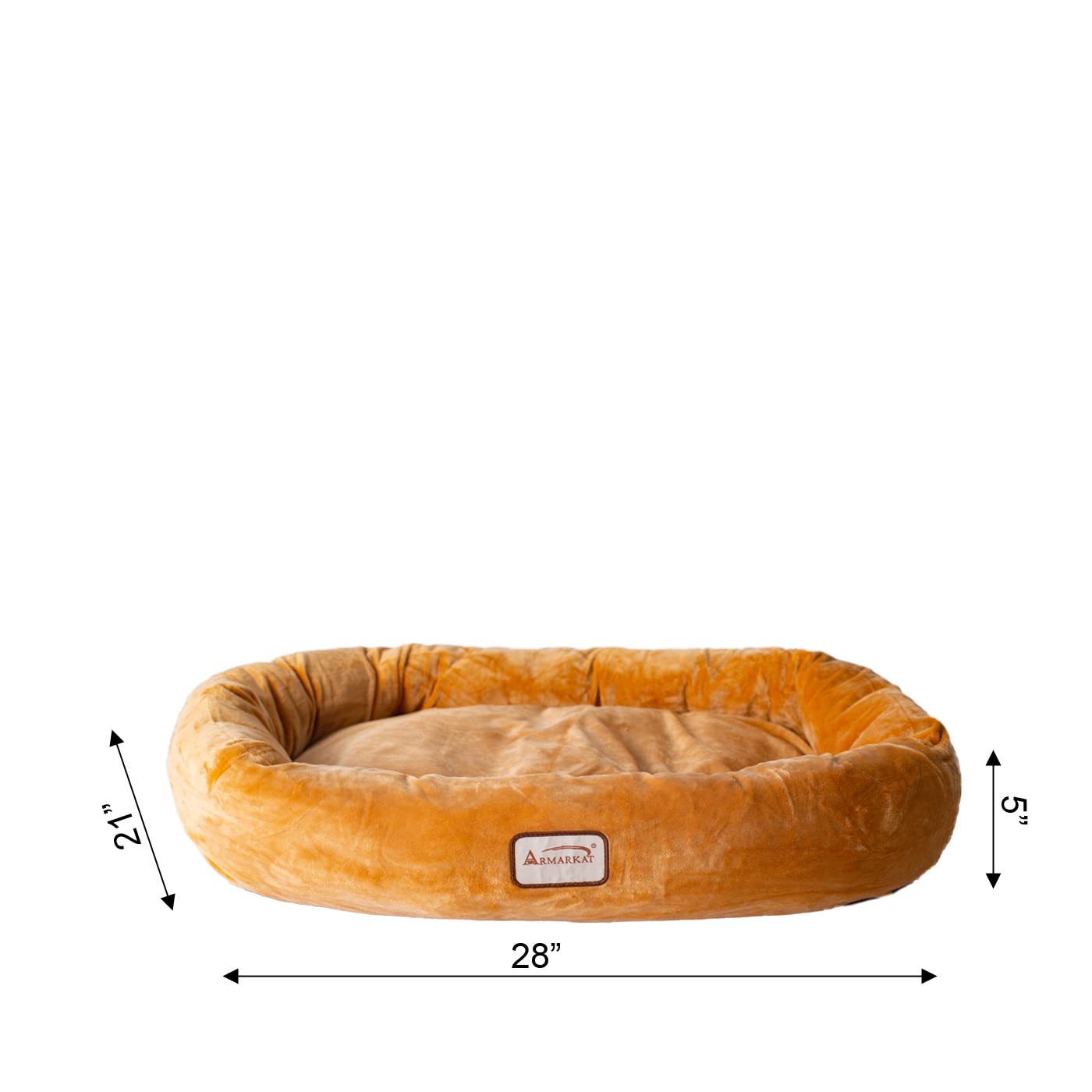 Armarkat Pet Bed 28-Inch By 21-Inch D02Czs-Small, Brown