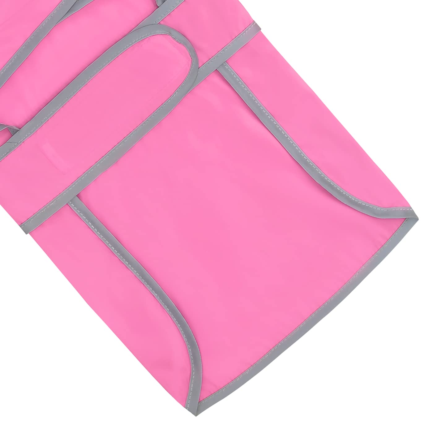 Hde Dog Raincoat With Clear Hood Rain Jacket Poncho For Small Medium Large Dogs Pink - S
