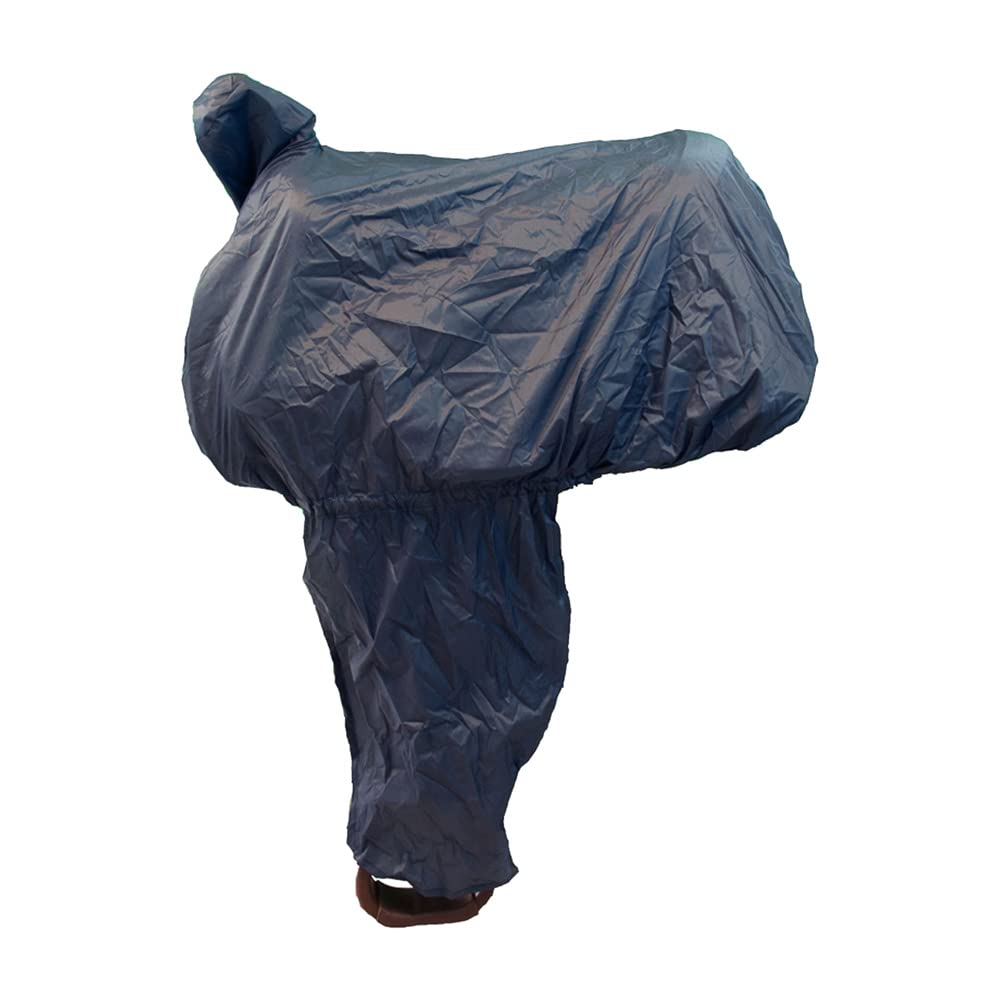 Intrepid International Western Saddle Cover With Fenders And Tote, Navy