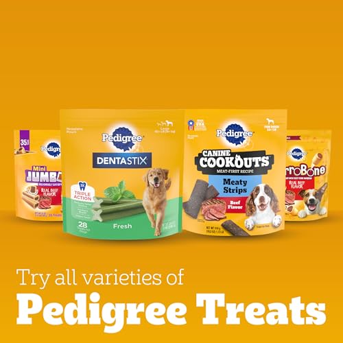 PEDIGREE DENTASTIX Dental Dog Treats for Toy/Small Dogs Fresh Flavor Dental Bones, 12.66 oz. Pack (51 Treats)