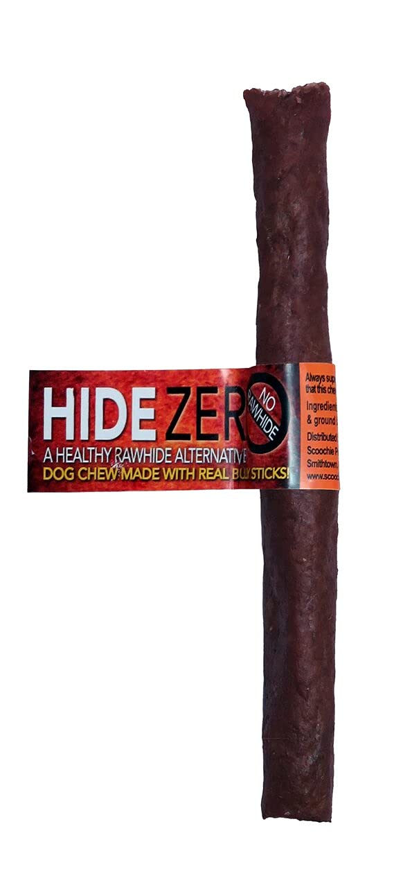 Scoochie Pet Hide Zero 6 Inch Bulk With Cigar Band Bully Flavored Rawhide Alternative