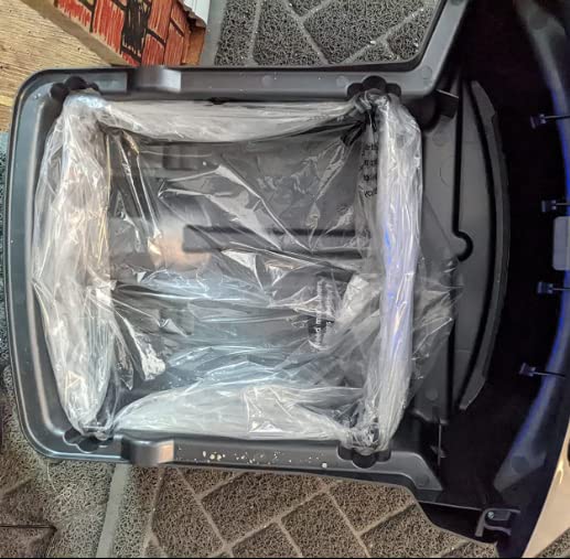 Wecation Replacement Waste Drawer Liners Compatible With Litter Bag Robot 3 4, 60 Count Waste Bags, 9-11 Gallons