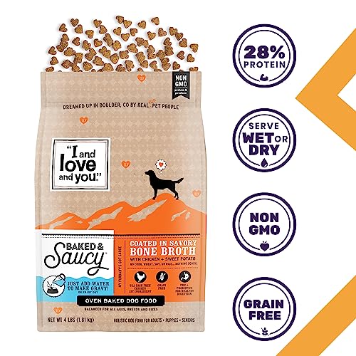 I And Love And You - Dog Food Baked Saucy Ckn - Case of 6 - 4 LB(D0102HH14S2.)