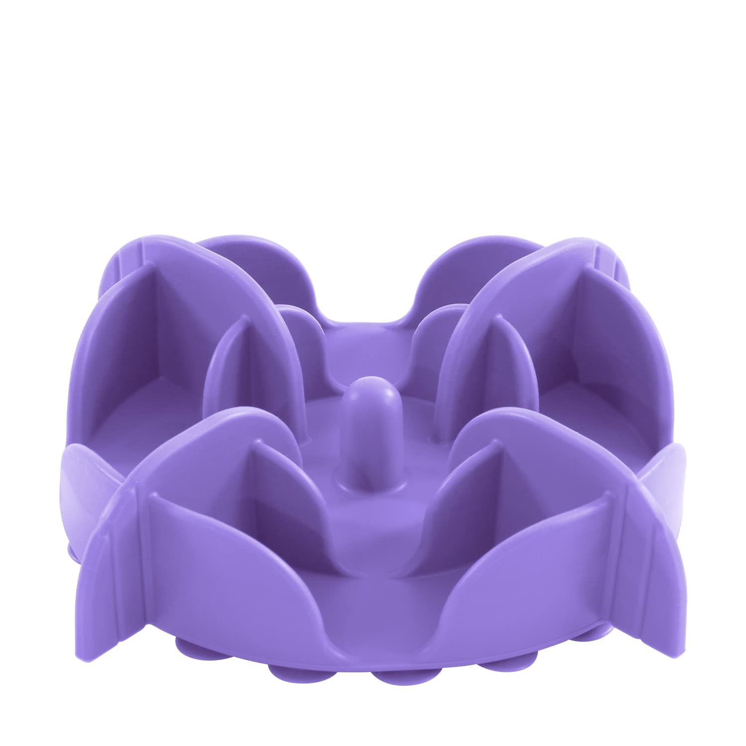 Jaoul Dog Bowl Slow Feeder, X-Large 7 Inch Cuttable Slow Feeder Bowl Insert For Small Medium Large Size Dog Bowls (Large, Purple