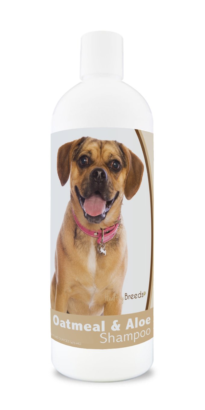 Healthy Breeds Puggle Oatmeal Shampoo With Aloe 16 Oz