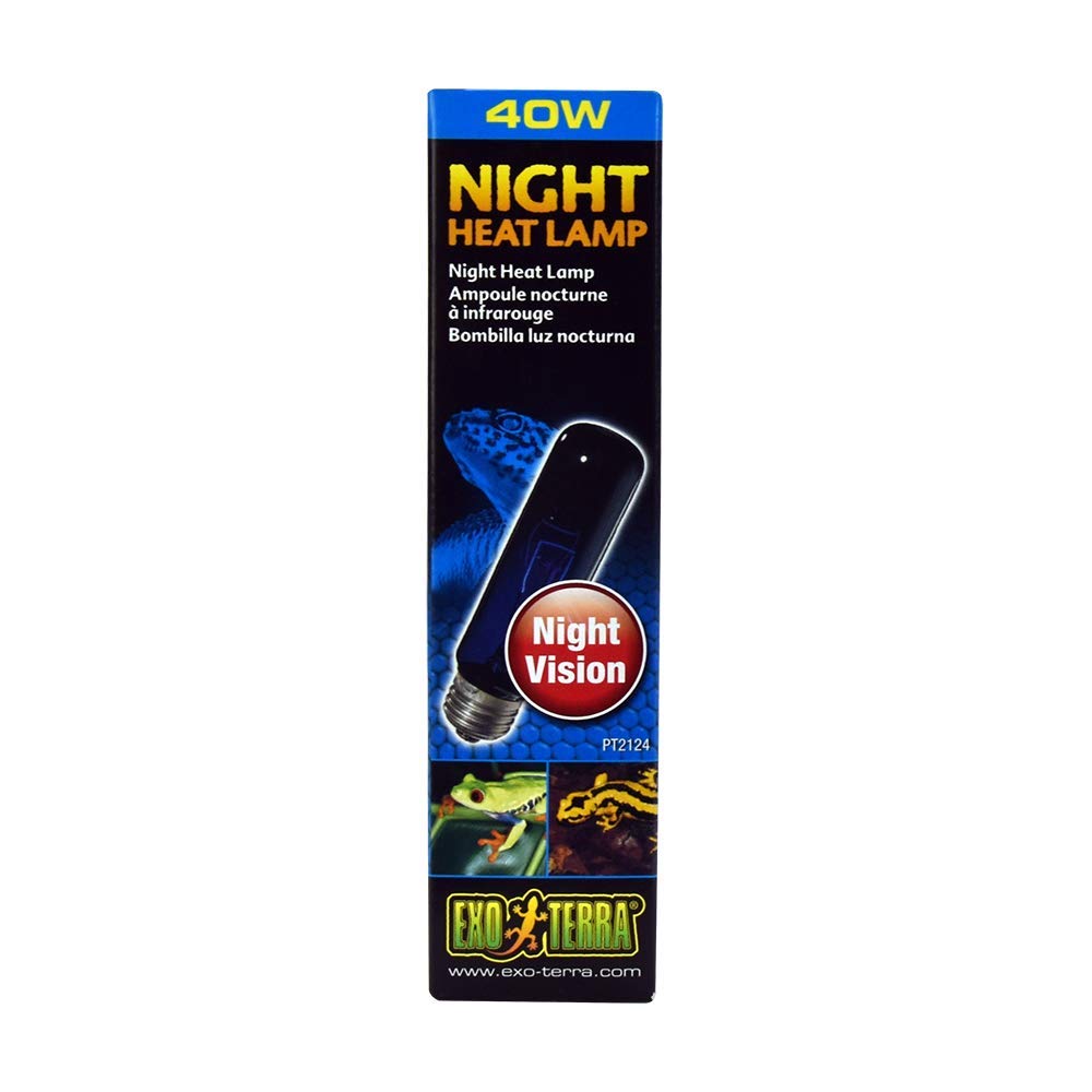 (4 Pack) Exo Terra Night-Glo Moonlight Lamp, 40 Watt