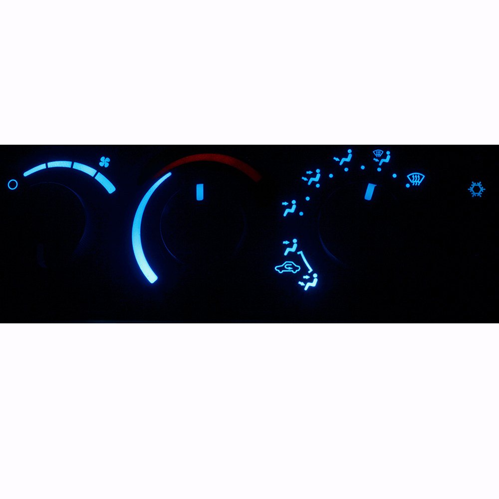 Hercoo Led Lights Bulbs Kit Of Ac Climate Heater Control Compatible With 2003-2008 Dodge Ram 1500 2500 3500