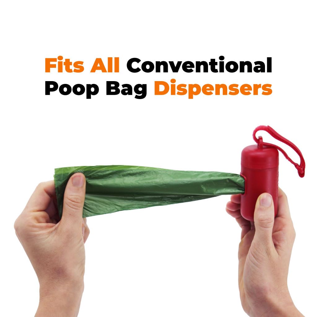 Best Pet Supplies Poop Bags For Dogs, 50% Post-Consumer Recycled Content Dog Waste Bags On Rolls, Fits All Poop Bag Holders For