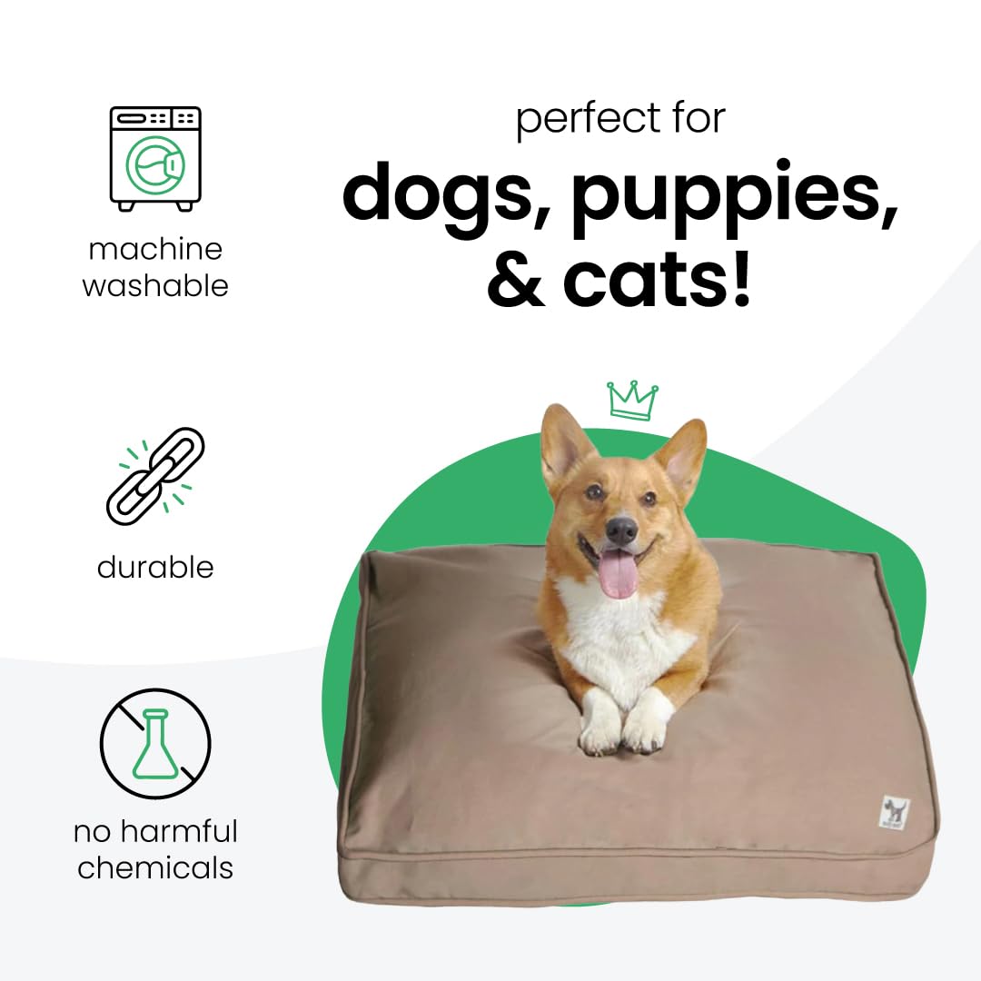 Molly Mutt Medium To Large Dog Bed Cover - Wild Horses Print - Measures 27   X 36   X5 - 100% Cotton - Durable - Breathable - Su