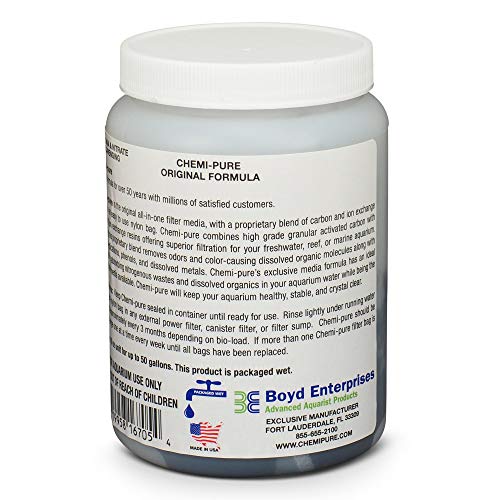 Boyd Enterprises Abe16705 Chemipure Filter Media For Aquarium, 10-Ounce