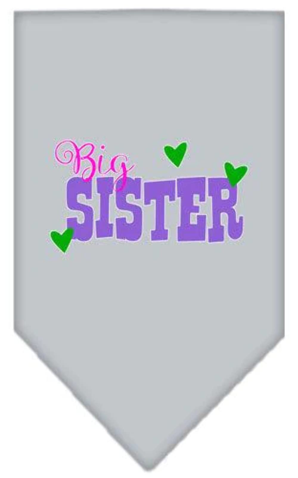 Mirage Pet Products Big Sister Screen Print Bandana Turquoise Large