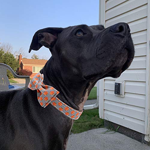 Elegant Little Tail Dog Collar With Bow, Soft&Comfy Bowtie Dog Collar, Adjustable Pet Gift Collars For Small Medium Large Dogs