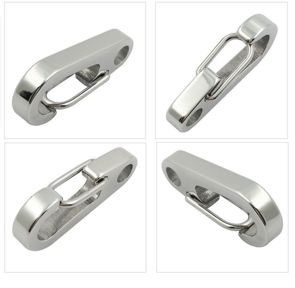 Chyobo Stainless Steel Dog Tag Quick Clips - Perfect For Dogs And Cats