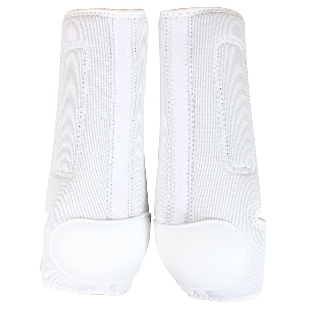 Classic Equine Pro Tech Boots Hind Medium White