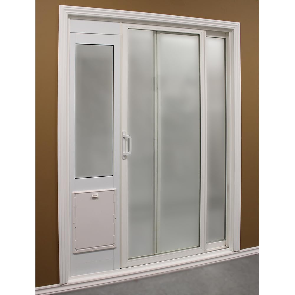 Ideal Pet Products Premium 78 Fastfit Aluminum Pet Patio Door With 10.25X15.75 Airseal Flap