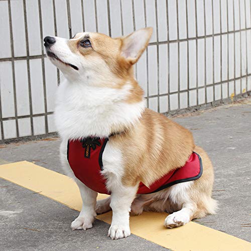 Kelendle Warm Pet Belly Vest Dog Belly Cover Protector Harness Pet Clothes Dog Belly Apron Waterproof Pet Costume for Short Leg