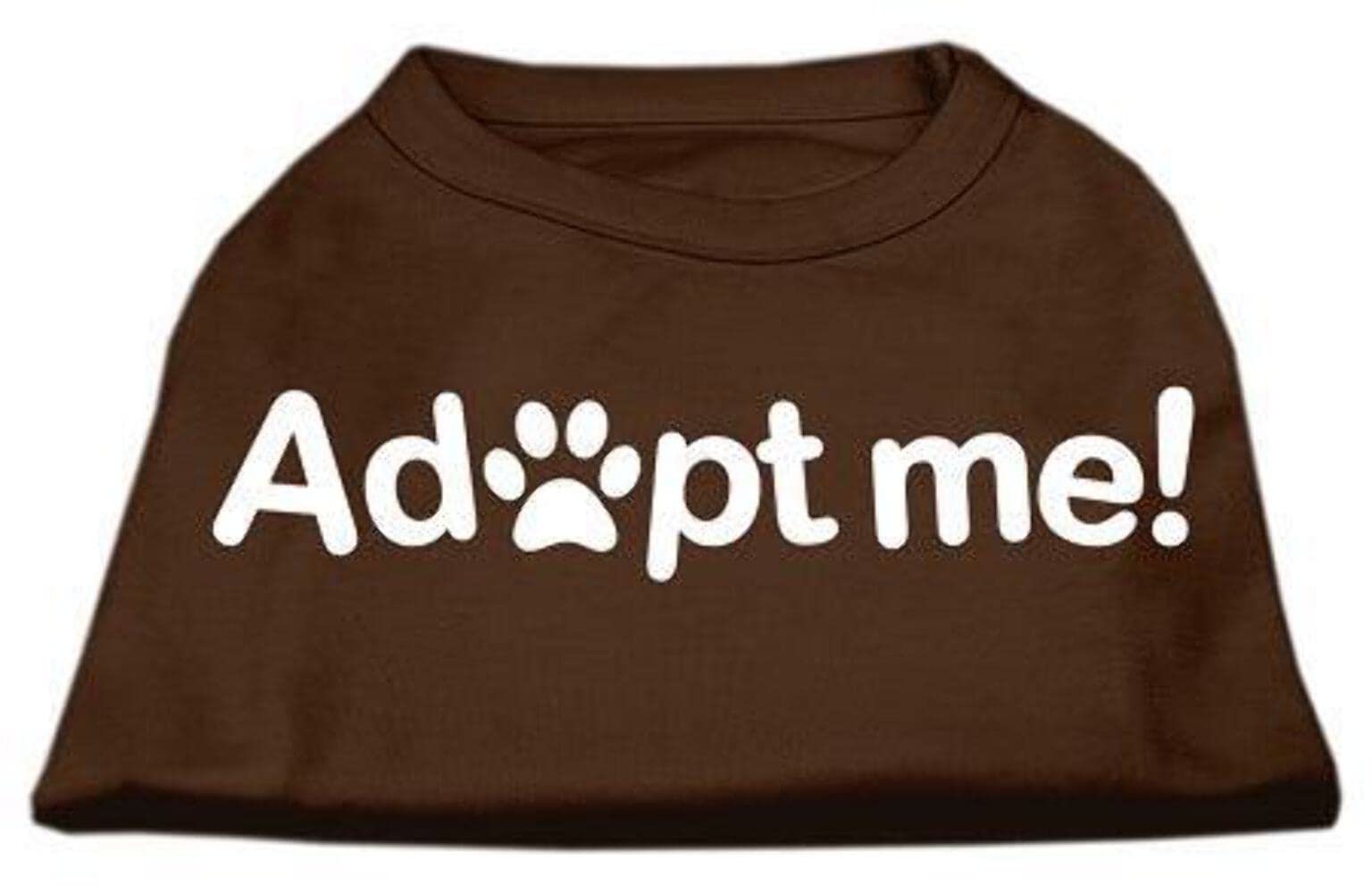 Mirage Pet Products Adopt Me Screen Print Shirt, Small, Bright Pink