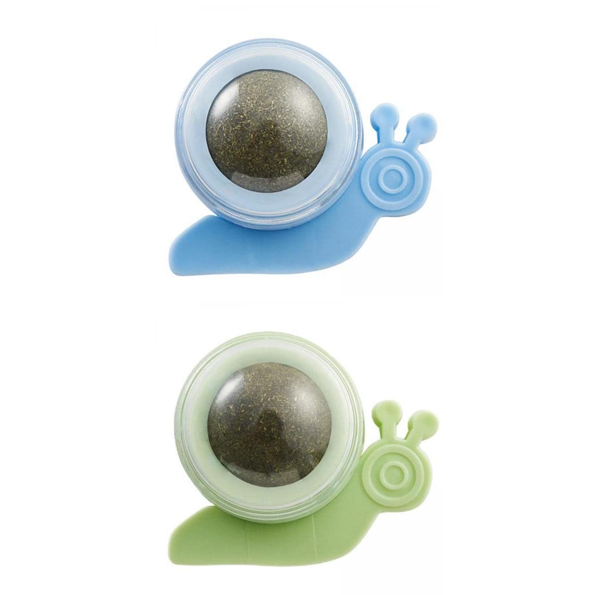 Ecomistiq 2X Rotating Catnip Ball Toy Cats Chew Grinding Teeth For Pet | Toys| Cat Supplies |Pet