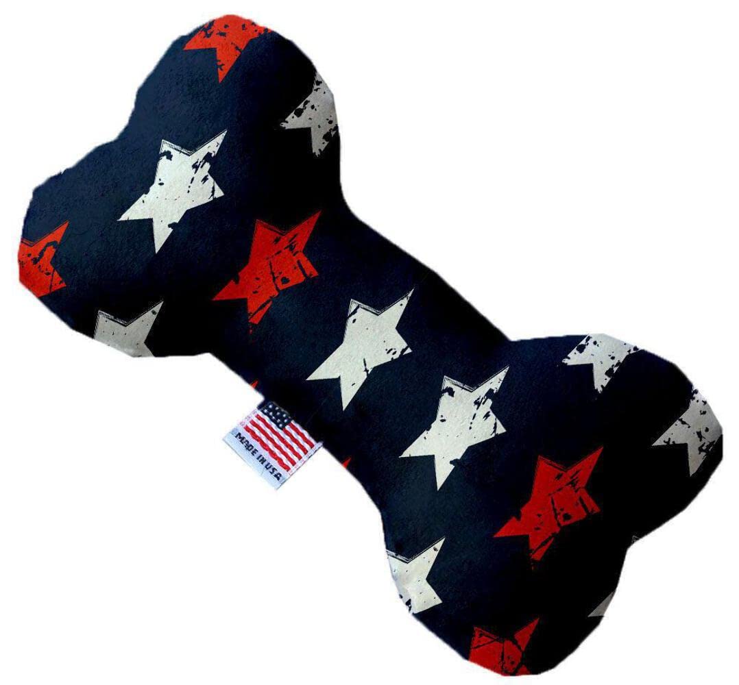 Mirage Pet Product Graffiti Stars 6 Inch Canvas Bone Dog Toy