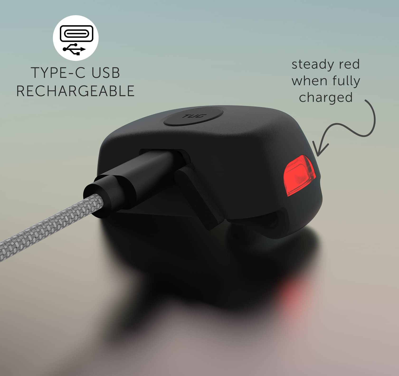 TUG Retractable Dog Leash with Flashlight & Waste Bag Dispenser, Small, Black, Model T008-SBLK-F