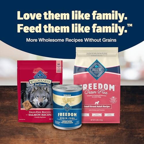 Blue Buffalo Freedom Grain Free Natural Adult Small Breed Dry Dog Food, Chicken 4-lb