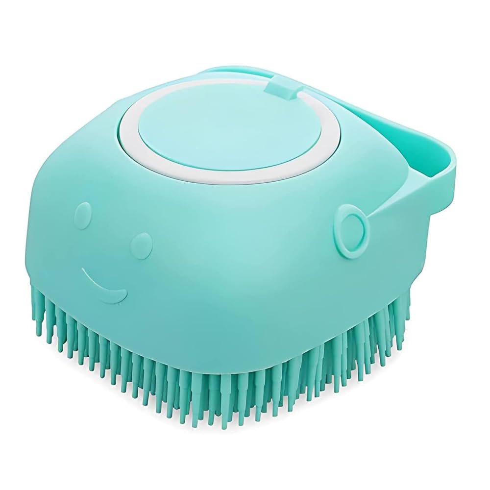 Hexigo Pet Bath Massage Brush| Puppy Dog Cat Grooming | Cleaning Soft Brush