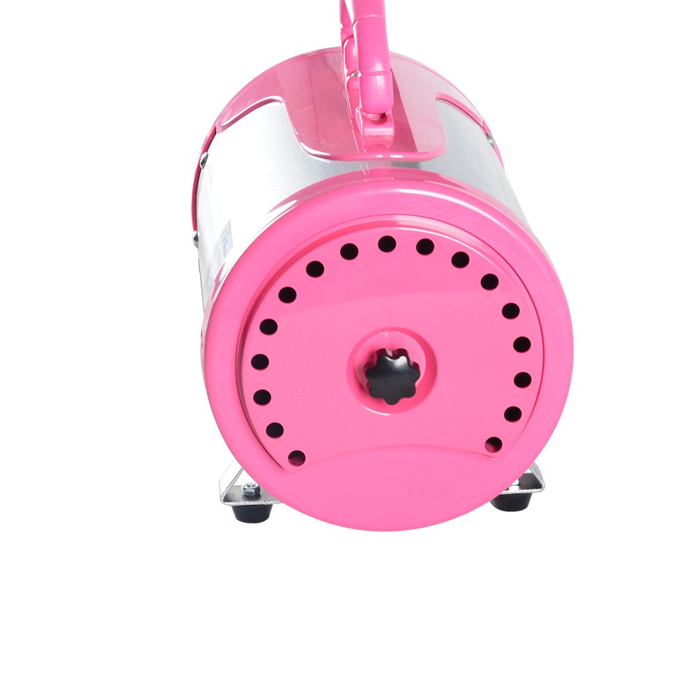 SHELANDY Pink Pet Hair Force Dryer & Grooming Blower with Heater for Dogs - Efficient & Stylish Grooming Tool