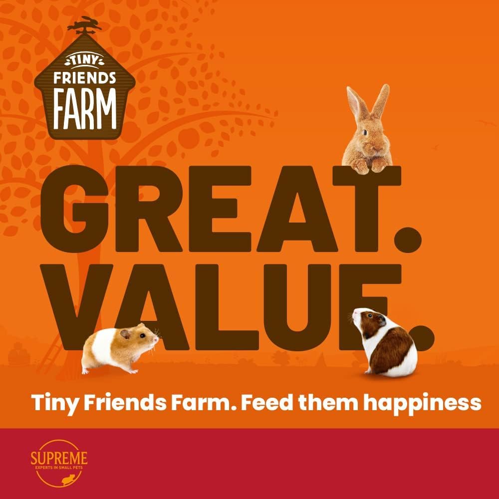Supreme Petfoods 2-Pack of Tiny Friends Farm Reggie Rat and Mimi Mouse Tasty Mix, 2 Pounds Each