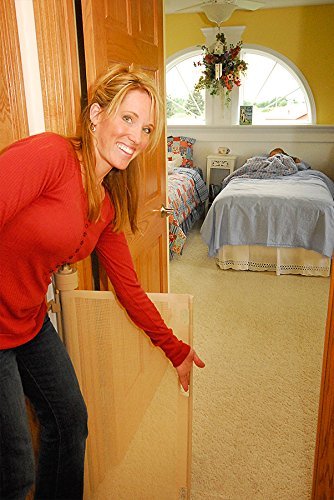 Smart Retract Retract-A-Gate 72" Café - Original USA Made Retractable Baby, Dog & Cat Gate