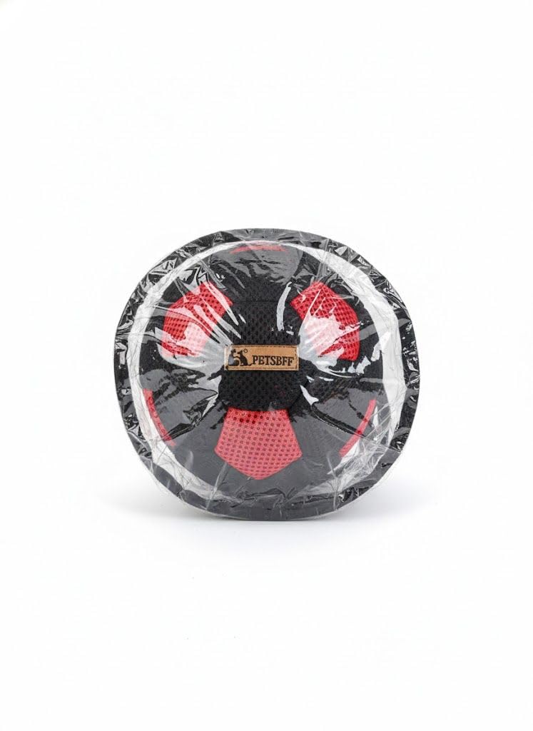 PetSbff Ultra Durable Football Tug Toy For Dogs | Airmesh BiteResistant Fabric | Reinforced Stitching, EasyGrip Handle | Perfect