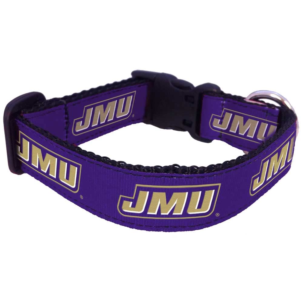 College Dog Collar (Medium, James Madison)