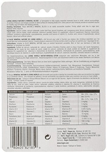 Living World Mineral Block, Apple (For Parakeets), 31 Grams