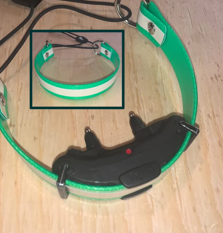 Sparky Pet Co- Surefit ECollar Replacement Strap - Bungee Dog Collar - Waterproof - Adjustable - Secure Nexus Wheel Lock - for E