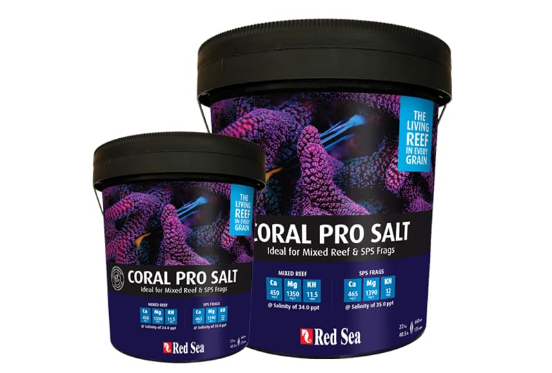 Red Sea Fish Pharm ARE11230 Coral Pro Marine Salt for Aquarium, 175-Gallon