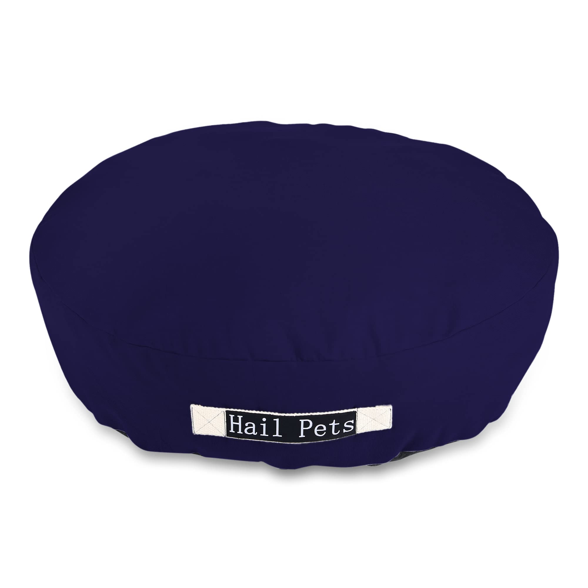 Hail Pets Durable Canvas Round Pet Bed Light Weight & Extra Comfortability Bed(Dog/Cats Bed) AntiSkid Bottom Slippery Surface R