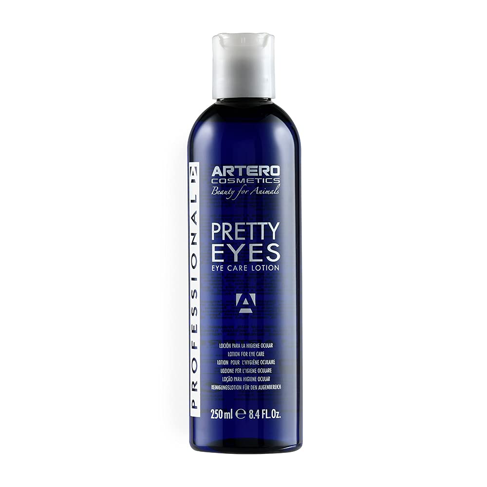 Artero Pretty Eyes. Eye Cleaner. Effectively Removes Tear Stains From The Tear Ducts Of Dogs And Cats, Ensuring A Clean And Healthy Appearance. 250 Ml Bottle For Regular Use.