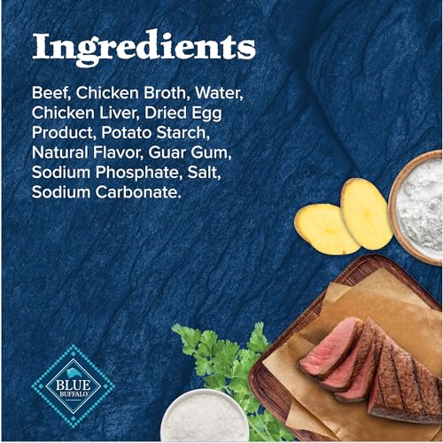 Blue Buffalo Wilderness Trail Toppers Wild Cuts Wet Dog Food, High-Protein & Grain-Free, Made with Natural Ingredients, Chunky B