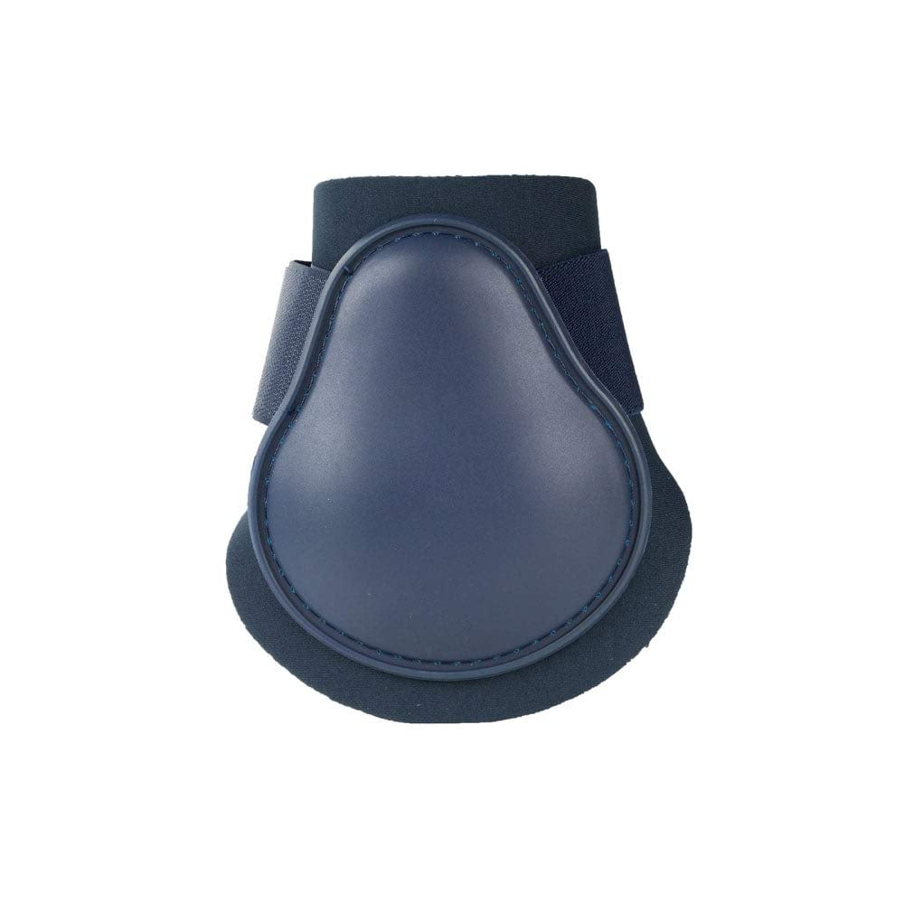 HORZE Chicago Fetlock Rear Boots | Lightweight, Adjustable, Jumping Horse Boots (Pair) - Dark Dark Blue - Cob