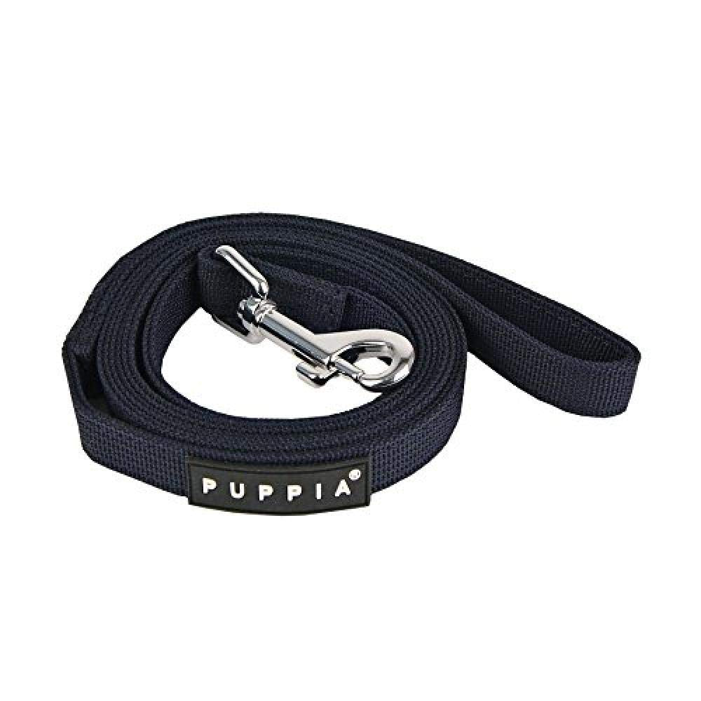 Puppia Two Tone Dog Lead Strong Durable Comfortable Grip Walking Training Leash for Small & Medium Dog, Wine, Medium