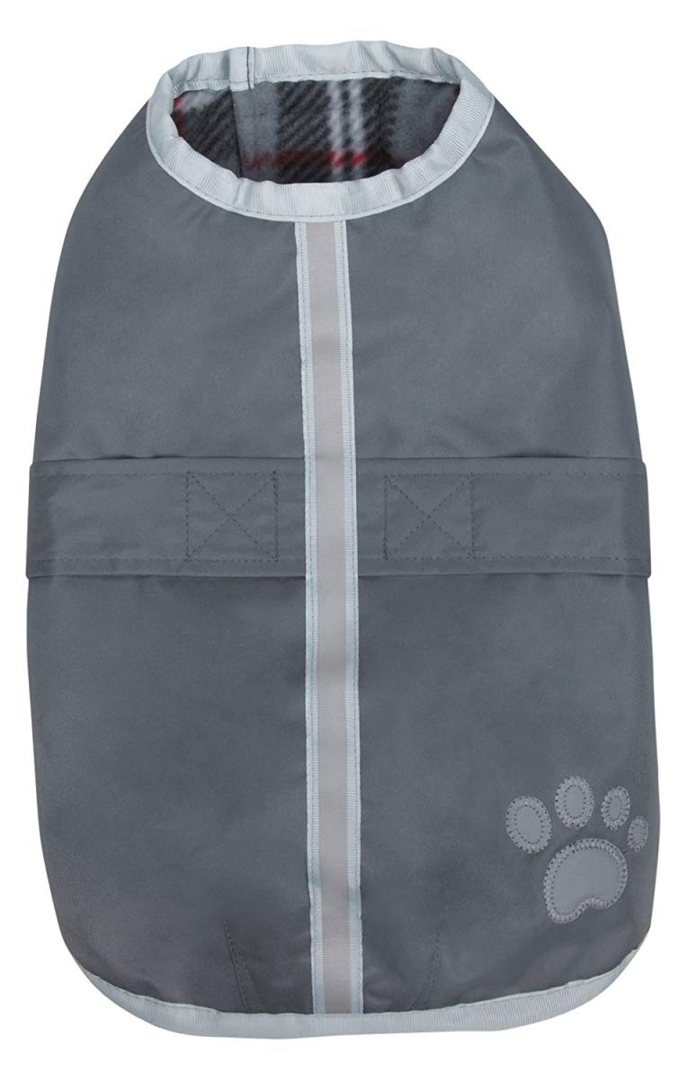 Zack & Zoey NorEaster Blanket Coat, Large, Silver